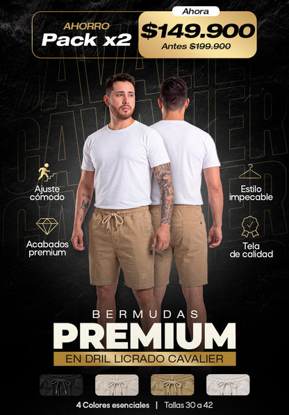 Bermuda Dril Licrado Premium